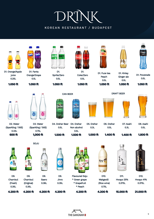 Menu The Gangnam(더강남)-6